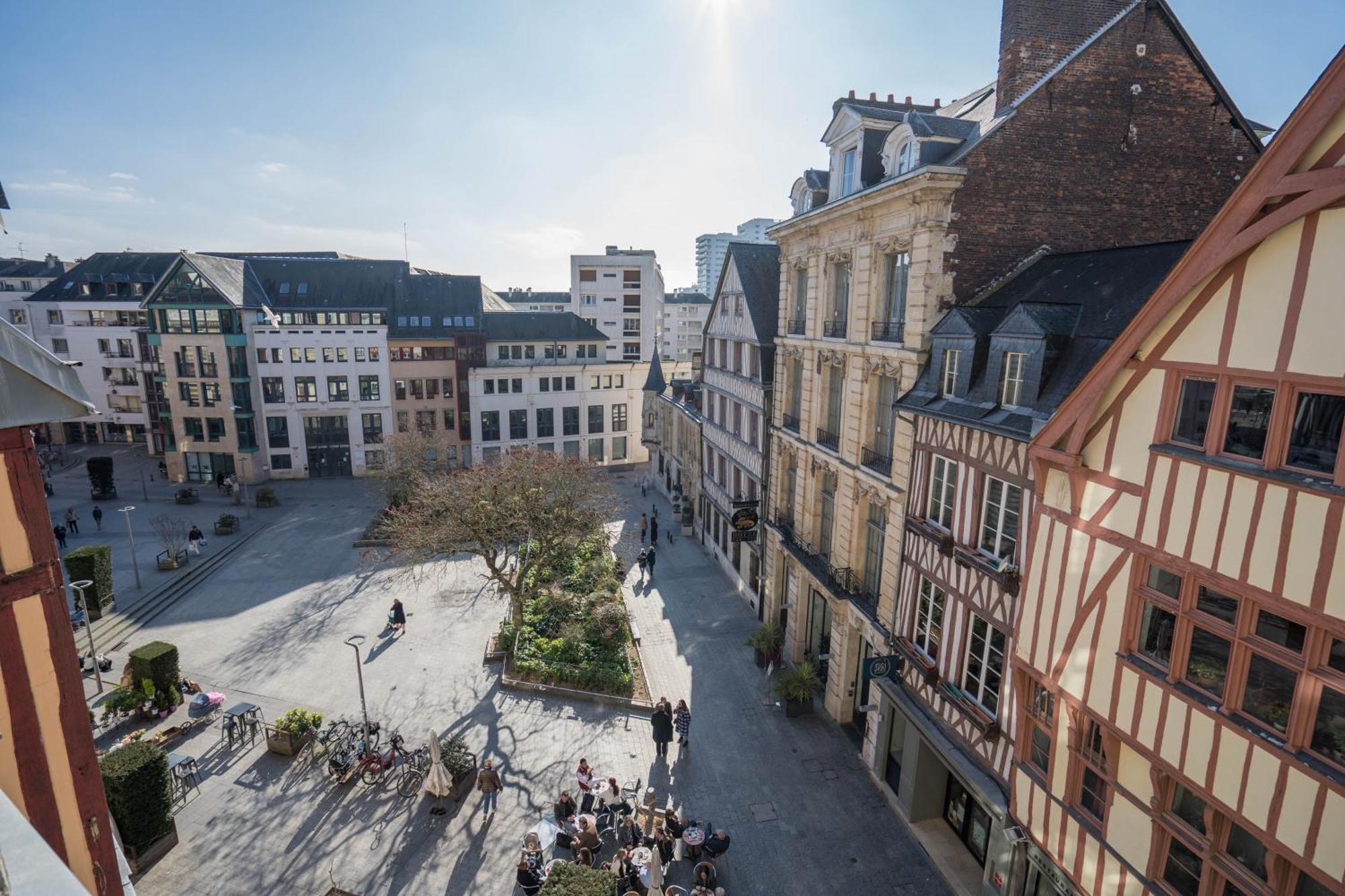 Charming City Center Flat Rouen Exterior foto